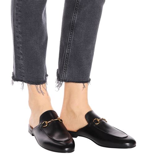 gucci princetown leather slipper|gucci princetown slippers sale.